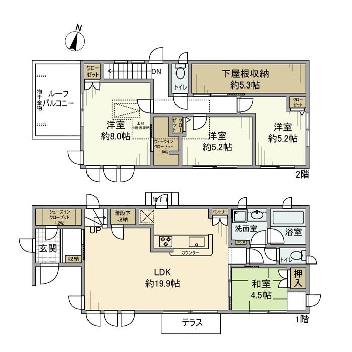 松並青葉戸建の物件間取画像