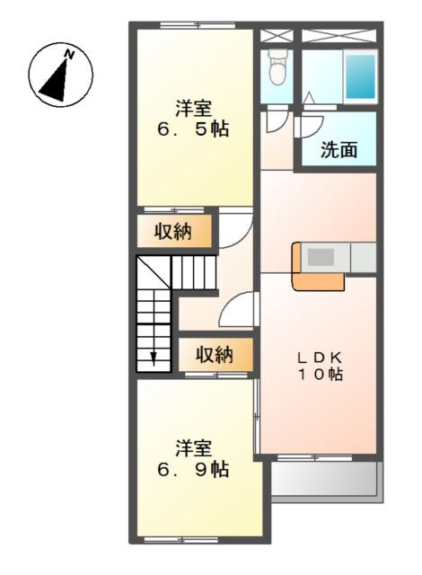 in Bound（インバウンド）の物件間取画像
