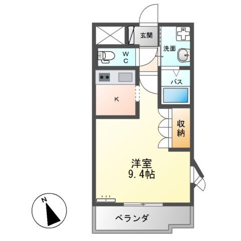 エスポアールKの物件間取画像