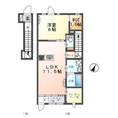 リポーゾ　　－riposo －の物件間取画像