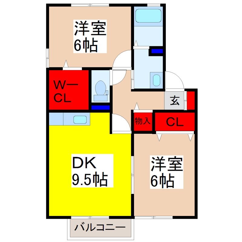 ラ・グラシューズIVの物件間取画像