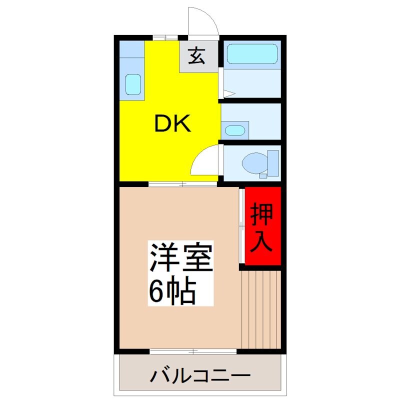 プルミエールエビハラパーソンズＥの物件間取画像