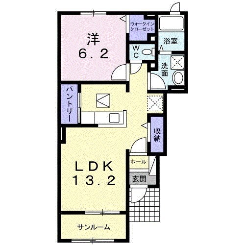 エレガント・ヒルズの物件間取画像