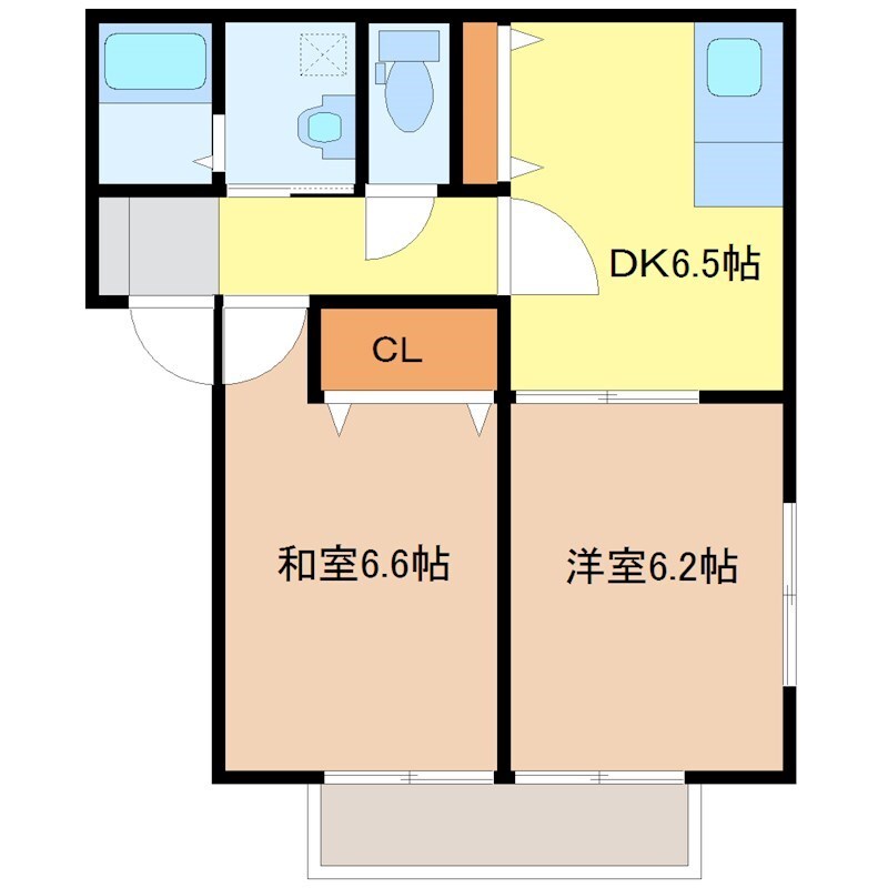 アムールISHIZUKAIIの物件間取画像