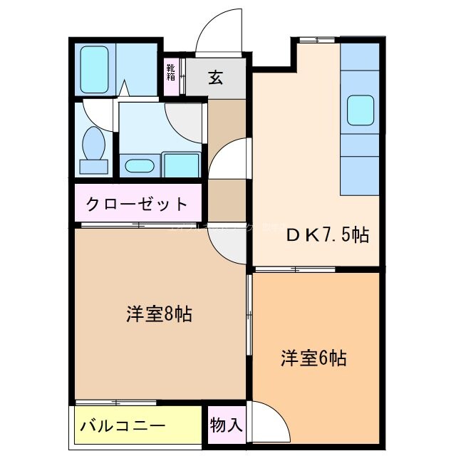 JINの物件間取画像