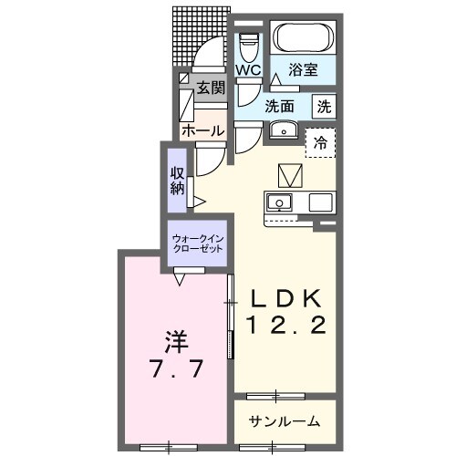 ヴィスタ　ブライト　Ｅの物件間取画像