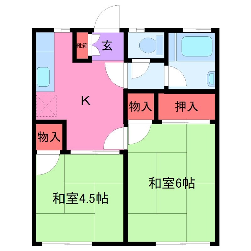 メゾンクルスの物件間取画像