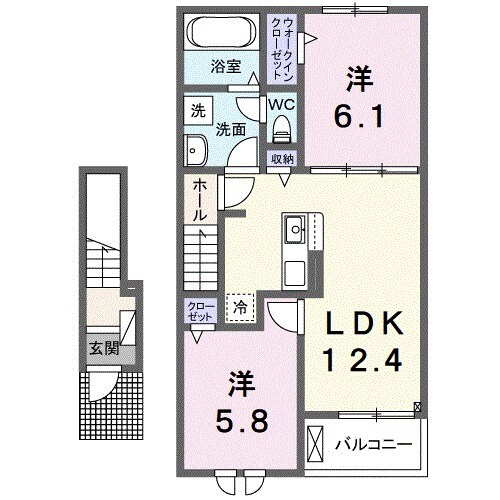 パークヒルズ利根六番館の物件間取画像