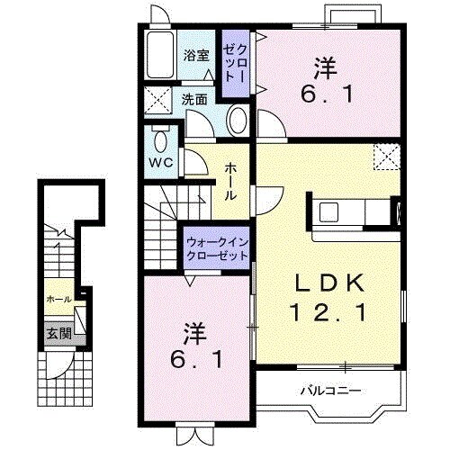 クラロポルタの物件間取画像