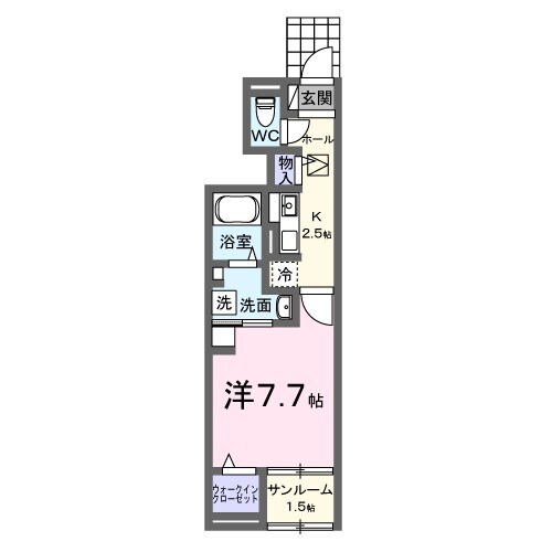 グレースヒルズの物件間取画像