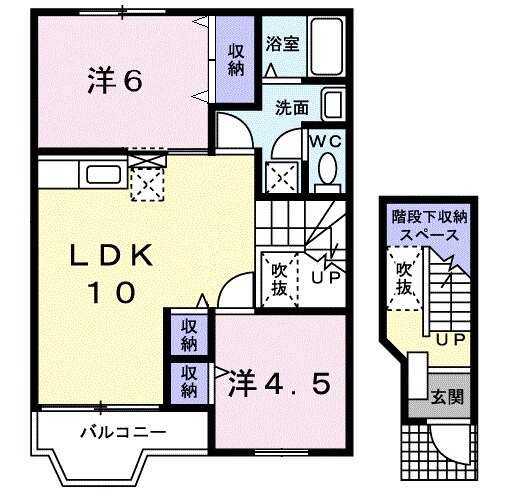 グランラシーヌの物件間取画像