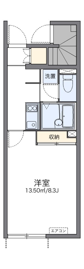 レオネクストエスプリットテラスの物件間取画像