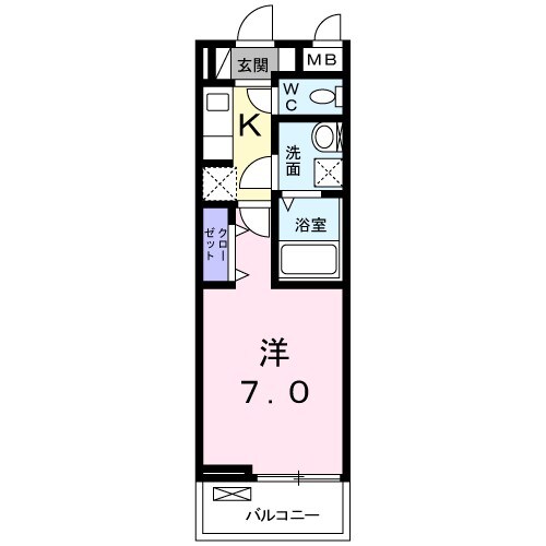 ルクールの物件間取画像