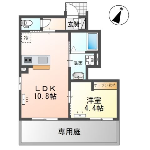 ECRIN（エクラン）の物件間取画像