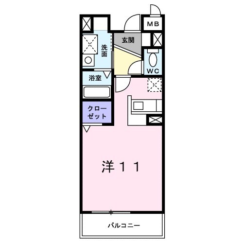 セルフィール西原の物件間取画像