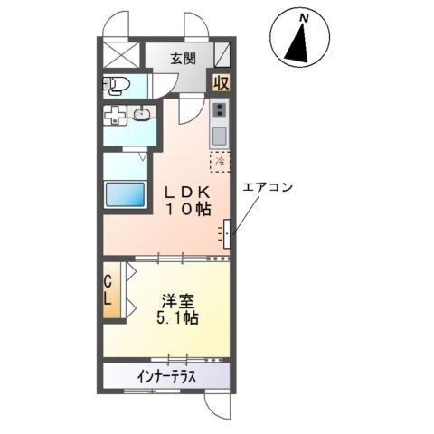 ニュークラリスの物件間取画像