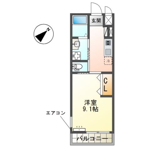 Ｂanderuolaの物件間取画像