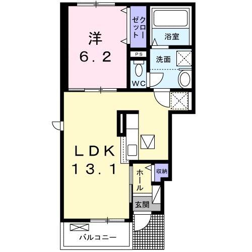 メゾンフクールIIの物件間取画像