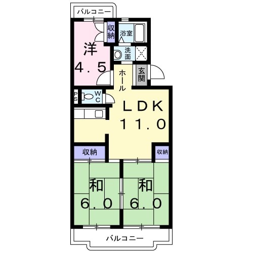 ストークマンションの物件間取画像