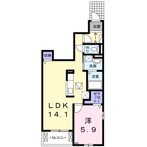 グラシアの物件間取画像