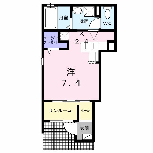 ラ・メール・ソレイユの物件間取画像