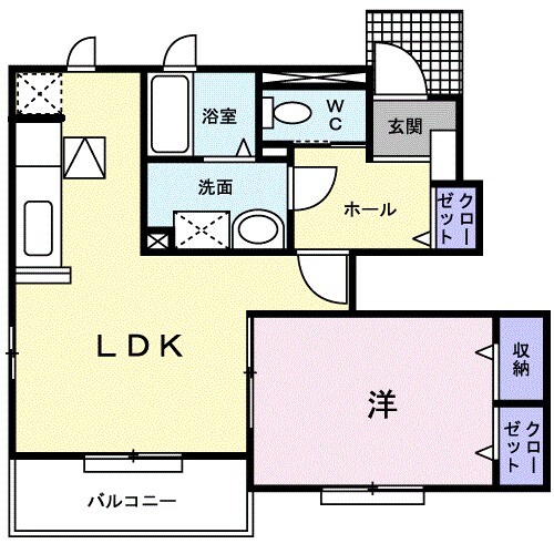 クララの物件間取画像