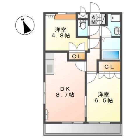 ｂｅａｍｉｎｇIIの物件間取画像