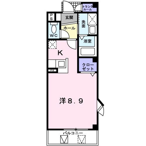 グランヒルズの物件間取画像