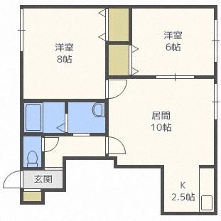 アゼリア札幌東の物件間取画像