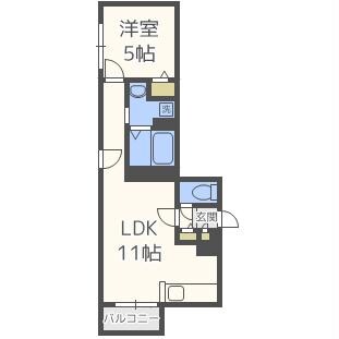 グラン・バディスひばりケ丘の物件間取画像