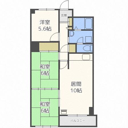 アンロワイヤルの物件間取画像
