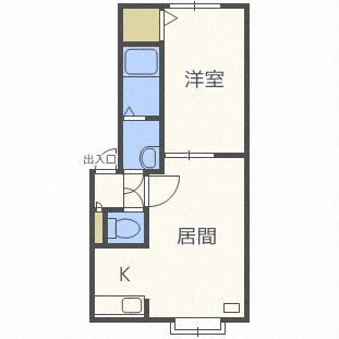 ＫＭレモンハイツの物件間取画像