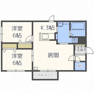 Ｓｏｕｔｈ　ｎａｎａの物件間取画像