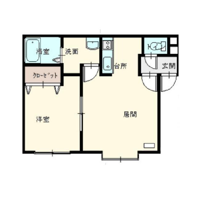 白石レモンハイツの物件間取画像