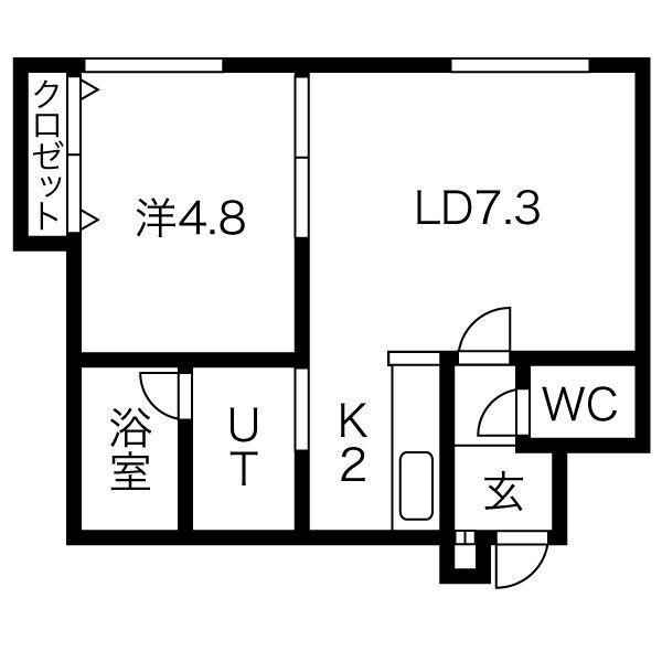 リータウンJの物件間取画像