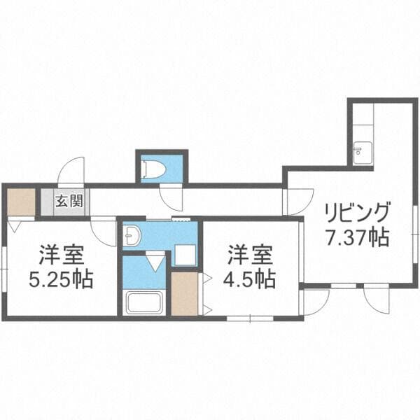 モンレーヴＩの物件間取画像