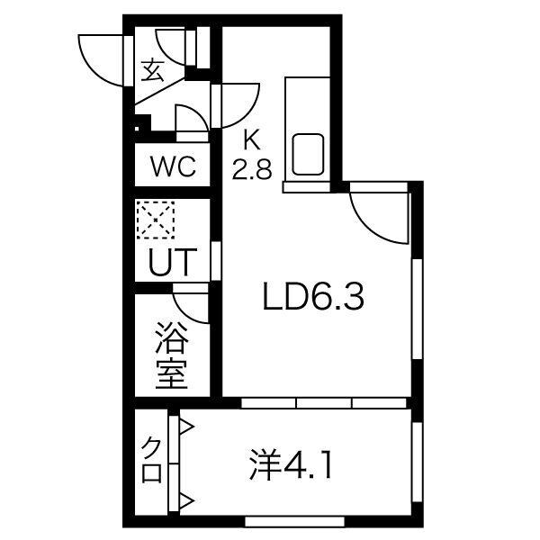 グローブタウン南郷の物件間取画像