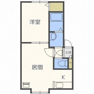 セピア菊水元町の物件間取画像