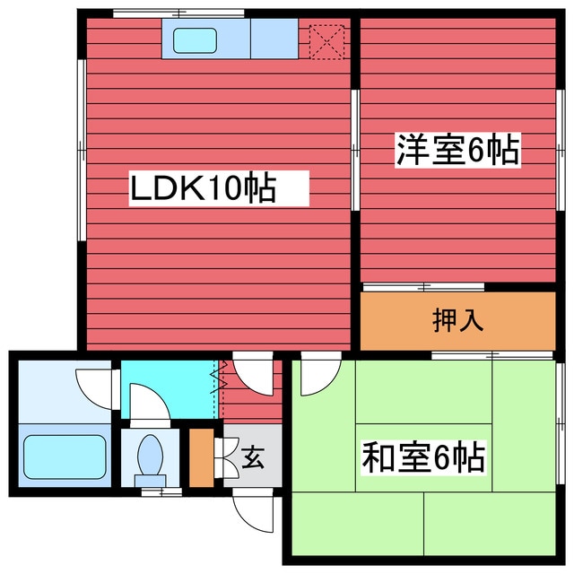 第1マルイハイツの物件間取画像