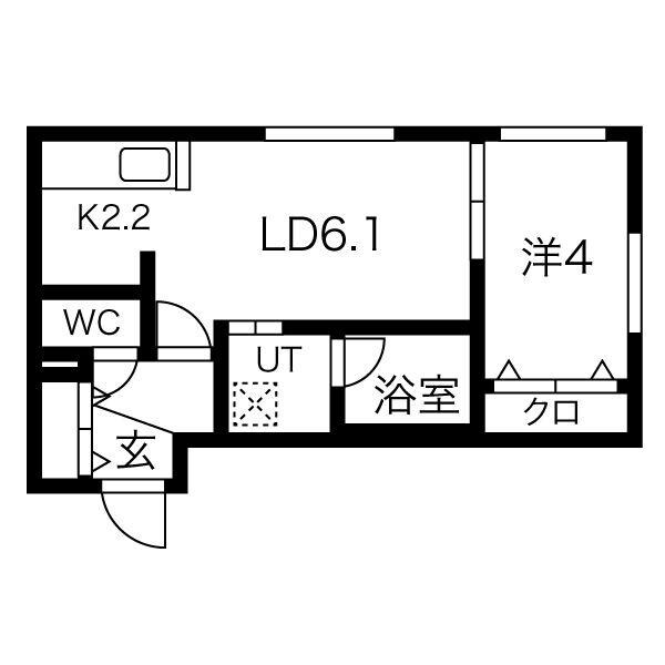 SDY南郷通の物件間取画像