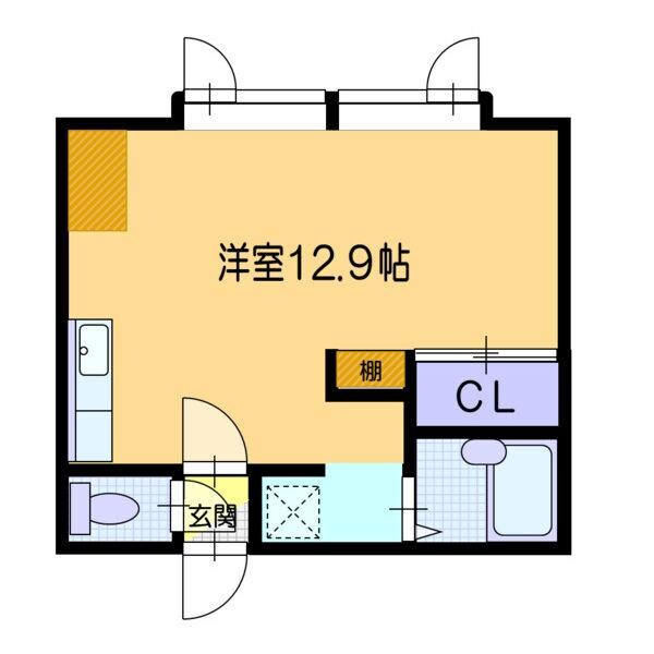 オルセー新札幌の物件間取画像