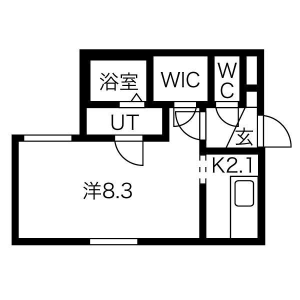 クレストⅡの物件間取画像