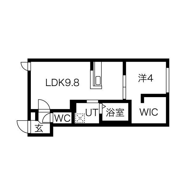 シティプレミア南郷13丁目の物件間取画像