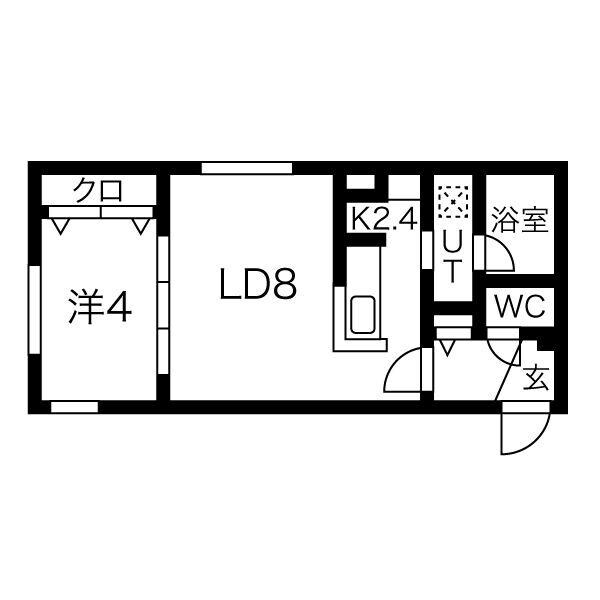 EEL新札幌の物件間取画像