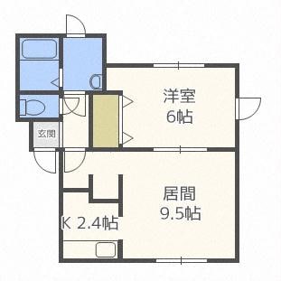 サンノーブルの物件間取画像