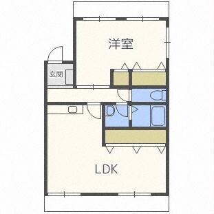 グリーンハイツ前田の物件間取画像