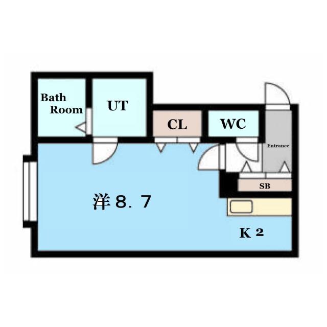 ルーミナスあいの里の物件間取画像