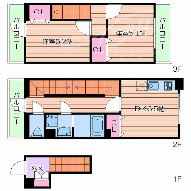 SURF ISLAND NOOSA HEADSの物件間取画像