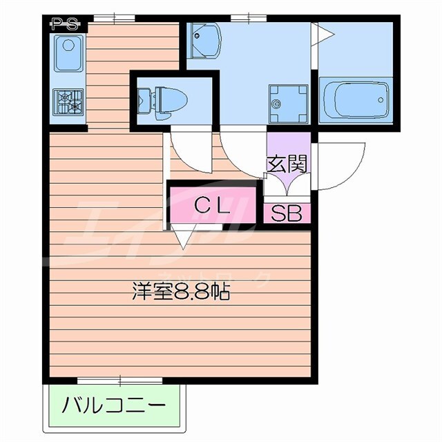 スタティオ正雀の物件間取画像