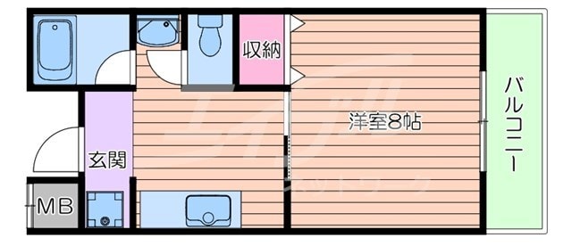 千里ミレニア21の物件間取画像